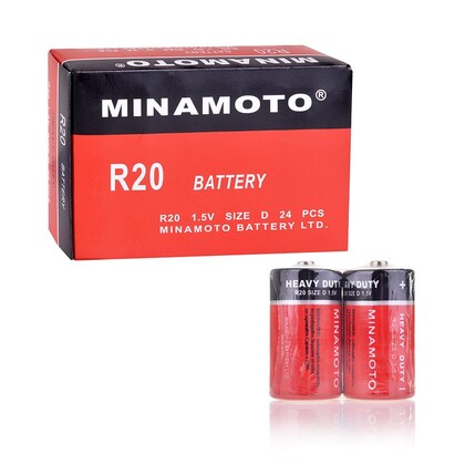 Батарейка MINAMOTO Heavy Duty R20 D 1,5V