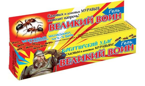 Гель Великий воин (Муравьи) 30 гр  В/Х