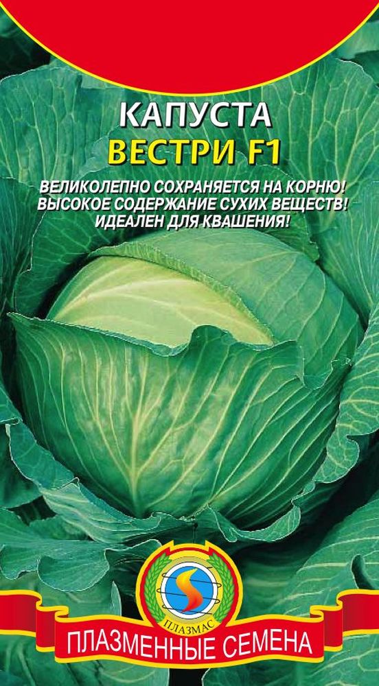Капуста б/к Вестри F1 12-14шт  ПлазмаС