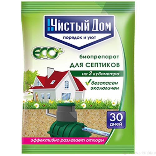 Чистый дом биопрепарат для септиков